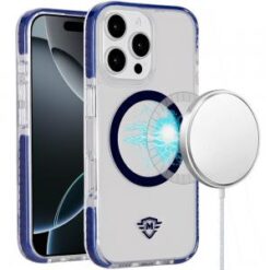 iPhone 16 Pro Max 6.9 inch Magnetic 3in1 Strong Thick Space Hybrid Case - Blue