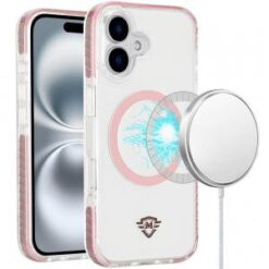 iPhone 16 6.1 inch MagSonic Camera Bracket Stand Magnetic Ring Circle Hybrid - Blue
