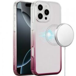 iPhone 16 Pro Max 6.9 inch Magnetic Space Gradiant Case - Two Tone Pink