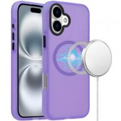 For iPhone 16 Plus 6.7 inch Magnetic BOLD Hybrid - Purple