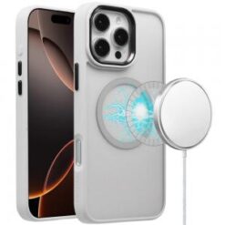 iPhone 16 Pro Max 6.9 inch Magnetic CLARITY Transparent Hybrid - White