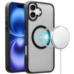 iPhone 16 6.1 inch Magnetic CLARITY Transparent Hybrid - White
