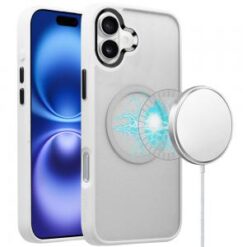 iPhone 16 6.1 inch Magnetic Glitter Epoxy Transparent Hybrid - Colorful
