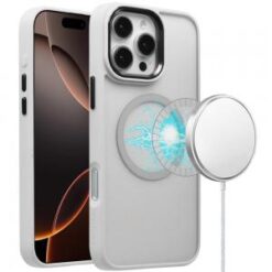 iPhone 16 Pro 6.3 inch Magnetic CLARITY Transparent Hybrid - White