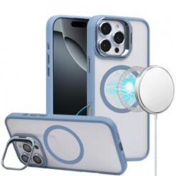 iPhone 16 Pro Max 6.9 inch Magnetic COOL with Camera STAND Hybrid - Blue