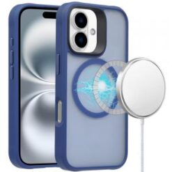 For iPhone 16 Plus 6.7 inch Magnetic Premium New Shockproof Hybrid - Blue