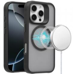 iPhone 16 Pro 6.3 inch Magnetic Premium New Shockproof Hybrid - Black