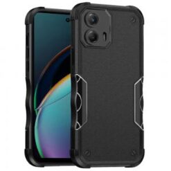 For Motorola Moto G 5G 2024 Exquisite Tough Shockproof Hybrid Case Cover - Black