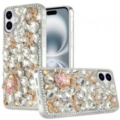 iPhone 16 6.1 inch Magnetic Tough Trasparent Hybrid with Stand - Clear