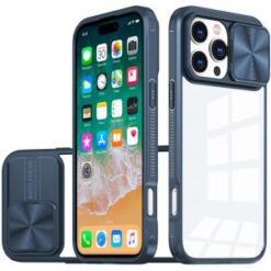 iPhone 16 Pro Max 6.9 inch Fusion Transparent Clear Hybrid Case Cover - Blue