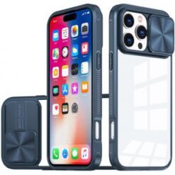 iPhone 16 Pro 6.3 inch Fusion Transparent Clear Hybrid Case Cover - Blue