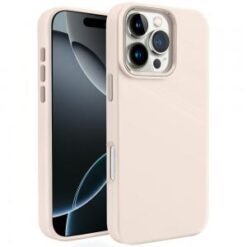 iPhone 16 Pro Max 6.9 inch Premium LIQUID Silicone with Metal Buttons and Camera Edges Case Cove