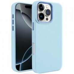 iPhone 16 Pro Max 6.9 inch Premium LIQUID Silicone with Metal Buttons and Camera Edges Case Cove