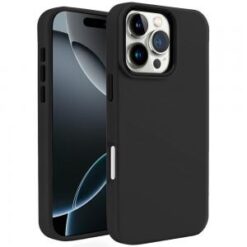iPhone 16 Pro 6.3 inch Premium LIQUID Silicone with Metal Buttons and Camera Edges Case Cover -