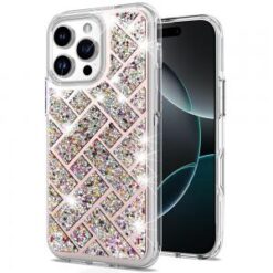 iPhone 16 Pro Max 6.9 inch Bling Hybrid Case Cover - C