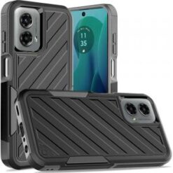 For Motorola Moto G 5G 2024 Noble lined shockproof dual layer hybrid - Black/Grey