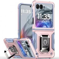 For Motorola Razr 2024 OPTIMUM Magnetic Ring Stand Hybrid - Rose Gold