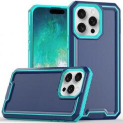 iPhone 16 Pro Max 6.9 inch Rank Tough Strong Modern Fused Hybrid Case Cover - Blue