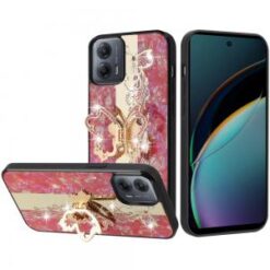 For Motorola Moto G 5G 2024 SPLENDID Diamond Glitter Ornaments Engraving Case Cover - Enchanted Butt