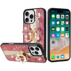 iPhone 16 Pro Max 6.9 inch SPLENDID Diamond Glitter Ornaments Engraving Case Cover - Enchanted B