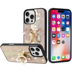 iPhone 16 Pro 6.3 inch SPLENDID Diamond Glitter Ornaments Engraving Case Cover - Enchanted Butte