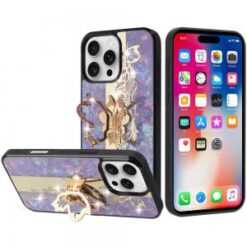 iPhone 16 Pro 6.3 inch SPLENDID Diamond Glitter Ornaments Engraving Case Cover - Enchanted Butte