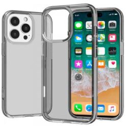iPhone 16 Pro Max 6.9 inch Sturdy Ultra Thick 3mm Transparent Hybrid Case Cover - Smoke