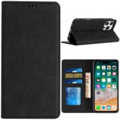 iPhone 16 Pro Max 6.9 inch Wallet Premium PU Vegan Leather ID Card Money Holder with Magnetic Cl