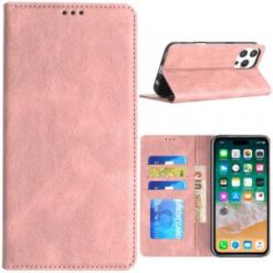 iPhone 16 Pro Max 6.9 inch Wallet Premium PU Vegan Leather ID Card Money Holder with Magnetic Cl