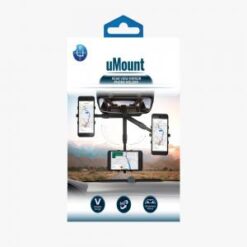 uMont Rear View Mirror Phone Holder  - UP024UMPH-BLK  - BLACK (LANE A RACK 5 - UPLUS 6)