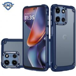 METKASE For Motorola Moto G 5G 2025 Ultimate CaseX Transparent Hybrid Case with Metal Buttons And Ca