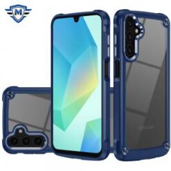 [METKASE] For Samsung A16 5G METKASE Ultimate CaseX Transparent Hybrid Case with Metal Buttons And C