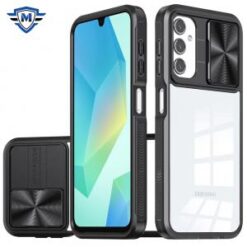 [METKASE] For Samsung A16 5G METKASE Fusion Transparent Clear Hybrid - Black