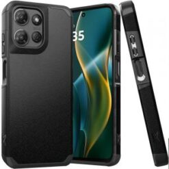 For Moto G Stylus 5G 2025 (Original Series) Tough Strong Shockproof Hybrid in Slide-Out Package - Bl