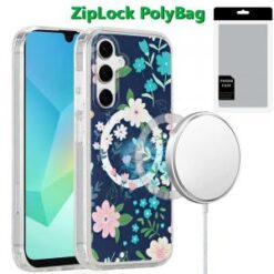 [PolyBag] For Samsung A16 5G Magnetic Space UV Design Case - Galaxy Floral
