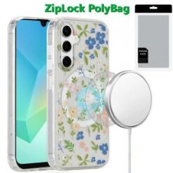 [PolyBag] For Samsung A16 5G Magnetic Space UV Design Case - MultiColor Floral