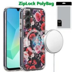 [PolyBag] For Samsung A16 5G Magnetic Space UV Design Case - Roses