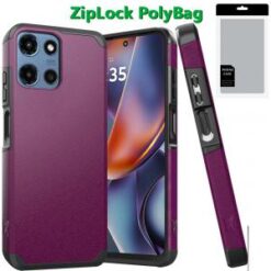 [PolyBag] For Motorola Moto G 5G 2025 (Original Series) Tough Strong Shockproof Hybrid in Slide-Out