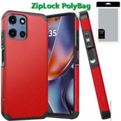 [PolyBag] For Motorola Moto G 5G 2025 (Original Series) Tough Strong Shockproof Hybrid in Slide-Out