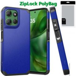 [PolyBag] For Motorola Moto G Power 5G 2025 (Original Series) Tough Strong Shockproof Hybrid in Slid