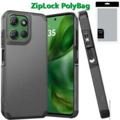 [PolyBag] For Motorola Moto G Power 5G 2025 (Original Series) Tough Strong Shockproof Hybrid in Slid