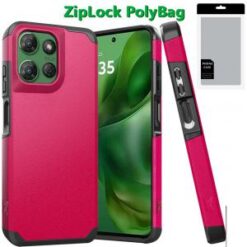 [PolyBag] For Motorola Moto G Power 5G 2025 (Original Series) Tough Strong Shockproof Hybrid in Slid