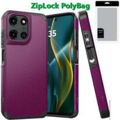 [PolyBag] For Moto G Stylus 5G 2025 (Original Series) Tough Strong Shockproof Hybrid in Slide-Out Pa