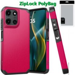 [PolyBag] For Moto G Stylus 5G 2025 (Original Series) Tough Strong Shockproof Hybrid in Slide-Out Pa