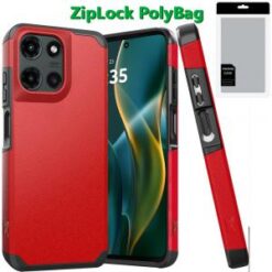 [PolyBag] For Moto G Stylus 5G 2025 (Original Series) Tough Strong Shockproof Hybrid in Slide-Out Pa