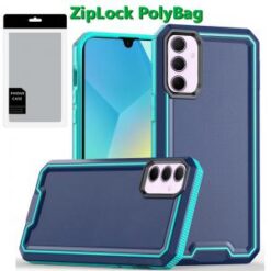 [PolyBag] For Samsung A16 5G Rank Tough Strong Modern Fused Hybrid - Blue