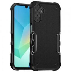 For Samsung A16 5G Exquisite Tough Shockproof Hybrid Case Cover - Black