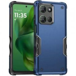 For Motorola Moto G Power 5G 2025 Exquisite Tough Shockproof Hybrid Case Cover - Blue
