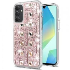 For Samsung A16 5G Bling Hybrid Case Cover - L