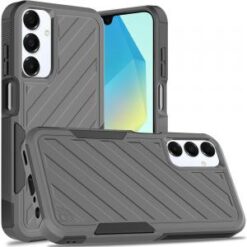 For Samsung A16 5G Noble lined shockproof dual layer hybrid - Grey/Black